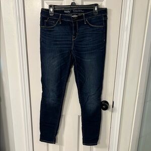 Mossimo Supply Co Blue Skinny Jeans with Modern Tapered Fit
